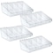Azar Displays 13W x 7D x 4H Divider Bin, 12 Dividers, 4PK 556115-4PK-W12D - alternate 1